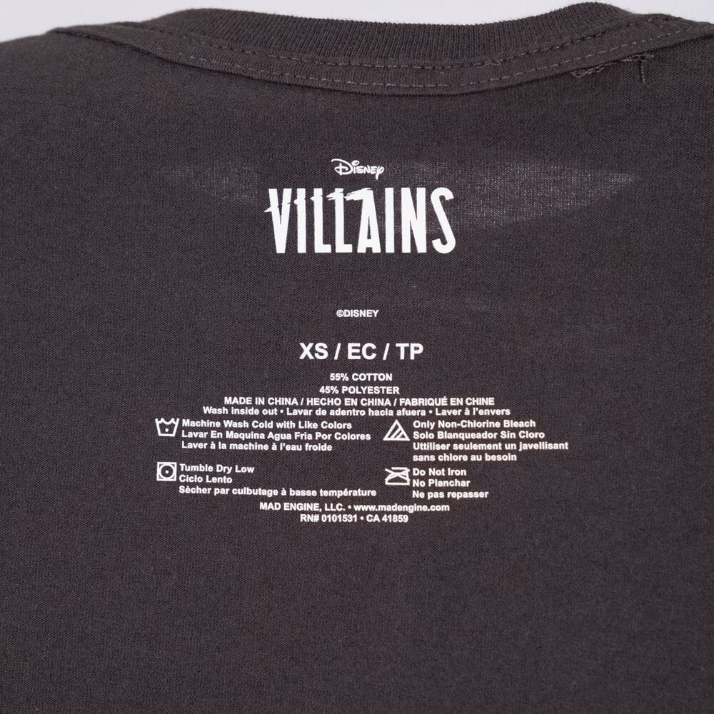 Disney Women's The Villians Short Sleeve Cotton Blend Graphic Tee T-Shirt SZ XS - Picture 5 of 5